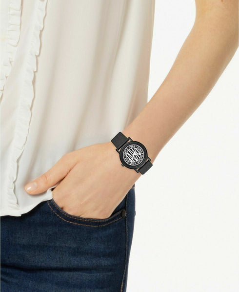 DKNY NY2765 Soho 34MM Women's Black Leather Watch